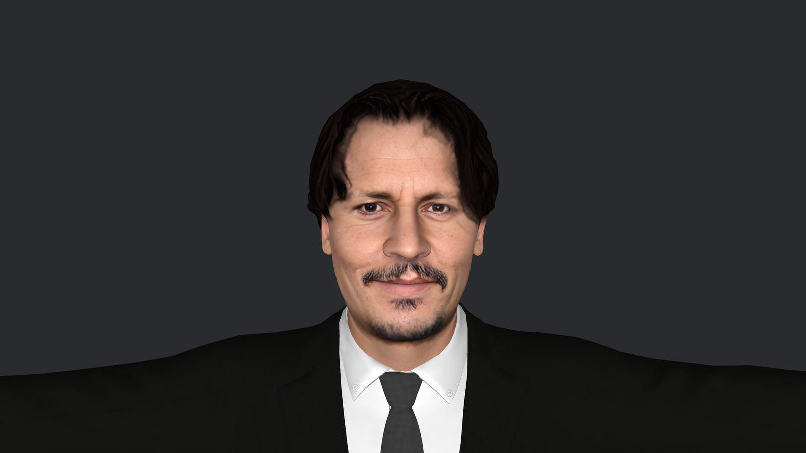 Johnny Depp Hyper Realistic Full Body Fully Rigged 3D Character
