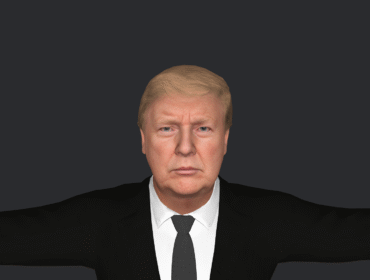 Hyper-Realistic Donald Trump 3D Model in Suit