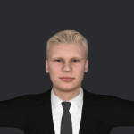 Erling Haaland Hyper Realistic Full Body Fully Rigged 3D Character