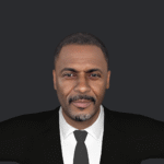 Idris Elba Hyper Realistic Full Body Fully Rigged 3D Character