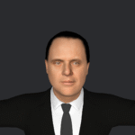 Hannibal Lecter Hyper Realistic Full Body Fully Rigged 3D Character