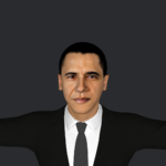 Barack Obama Hyper Realistic Full Body Fully Rigged 3D Character