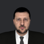 Volodymyr Zelenskyy Hyper Realistic Full Body Fully Rigged 3D Character