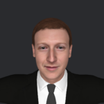 Mark Zuckerberg Hyper Realistic Full Body Fully Rigged 3D Character