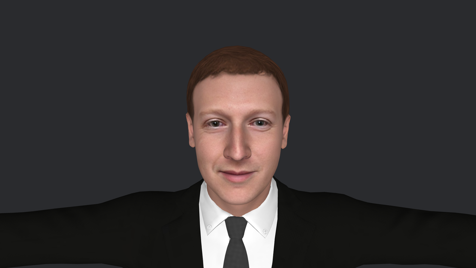 Mark Zuckerberg Hyper Realistic Full Body Fully Rigged 3D Character