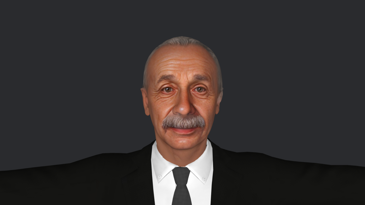 Albert Einstein 3d model