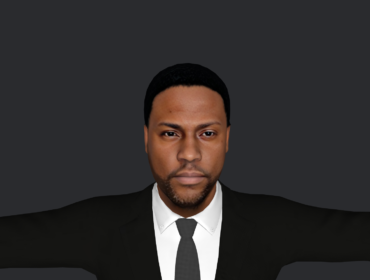 Kevin Hart 3d Model - Kevin Hart hyper realistic full body 3D character model with 5 outfits, fully rigged for games, animation, and metaverse projects by Meta Avatars.