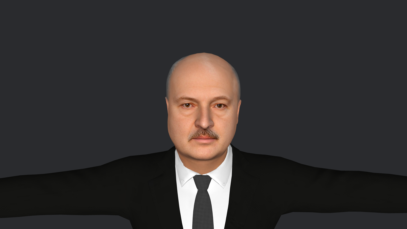 Alexander Lukashenko Hyper Realistic Full Body Fully Rigged 3D Character