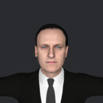 Alexey Navalny Hyper Realistic Full Body Fully Rigged 3D Character
