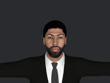 Anthony Davis 3d Model - Anthony Davis hyper realistic full body fully rigged 3D character with 3 outfits, game-ready for Unity and Unreal Engine, by Meta Avatars.