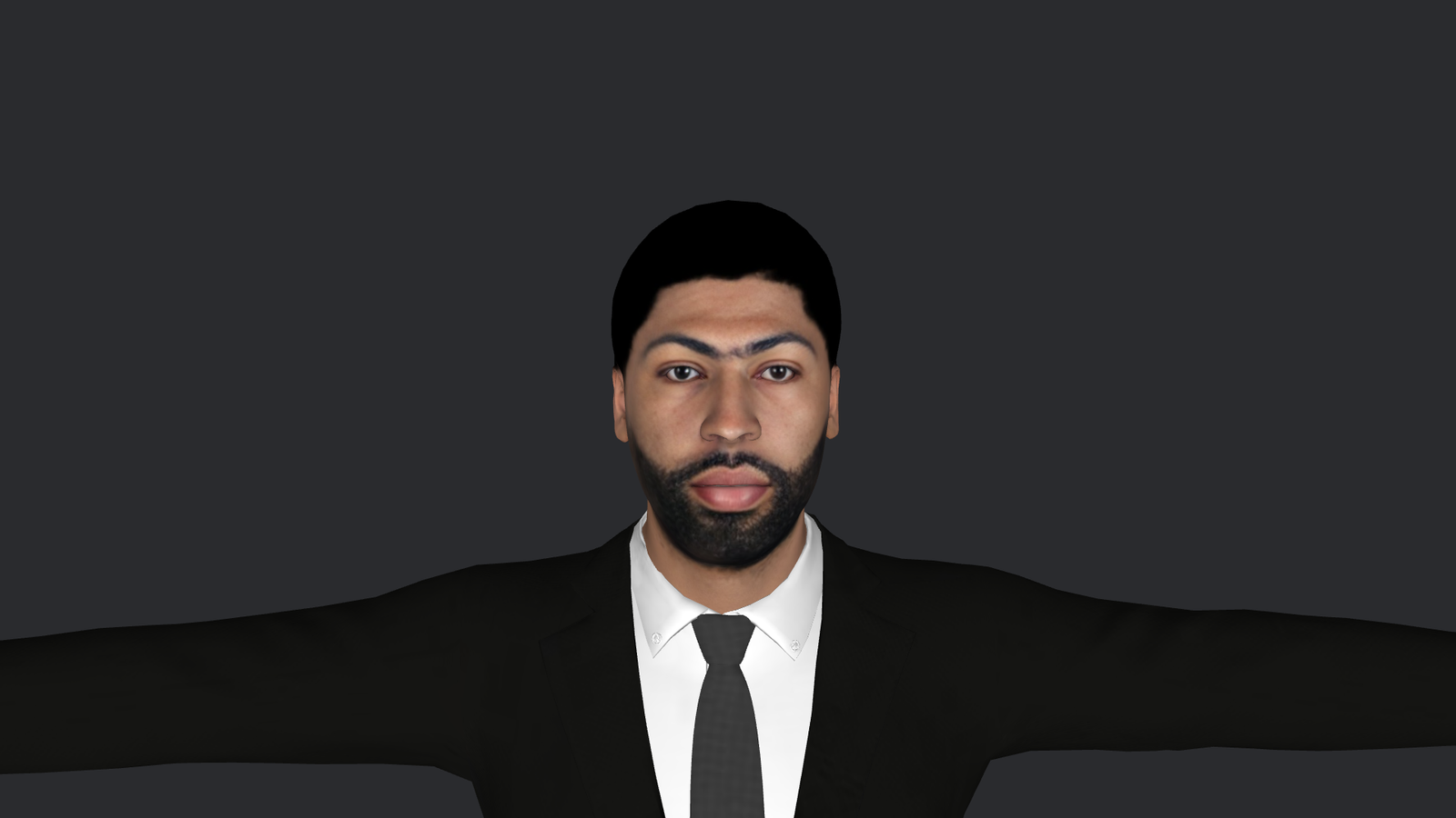 Anthony Davis Hyper Realistic Full Body Fully Rigged 3D Character