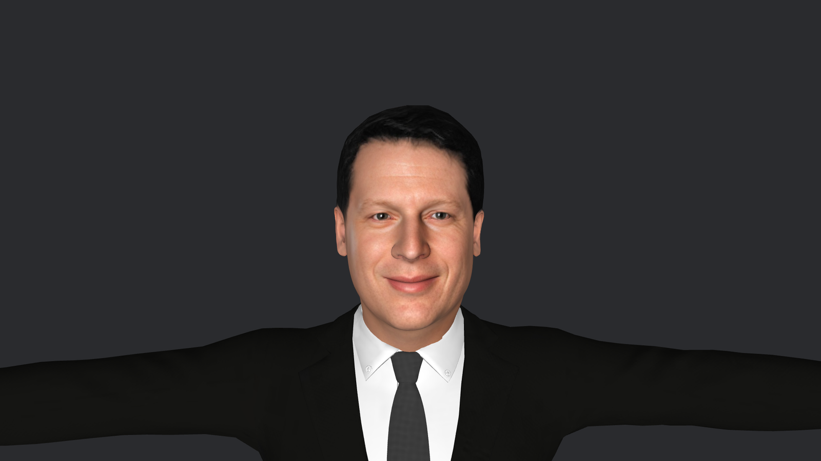 Al Gore Hyper Realistic Full Body Fully Rigged 3D Character