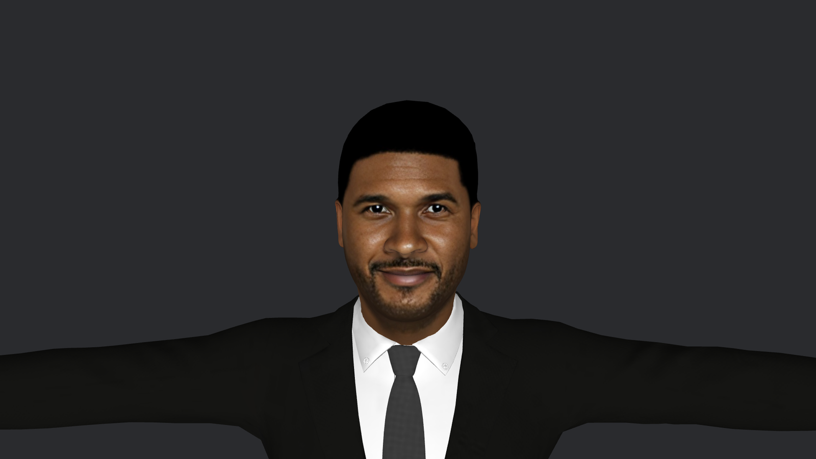 Usher v1 Hyper Realistic Full Body Fully Rigged 3D Character