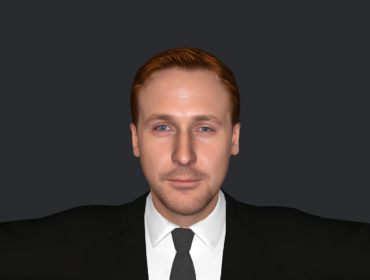 Ryan Gosling 3d Model - Ryan Gosling hyper realistic full body 3D character model with 5 outfits, rigged for games, animation, VR, and AR projects by Meta Avatars.