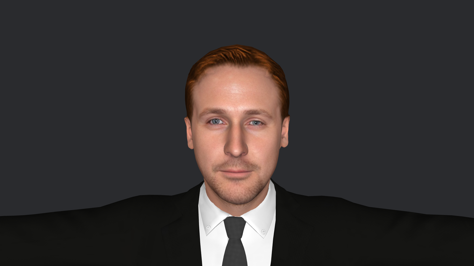 Ryan Gosling 3d Model - Ryan Gosling hyper realistic full body 3D character model with 5 outfits, rigged for games, animation, VR, and AR projects by Meta Avatars.