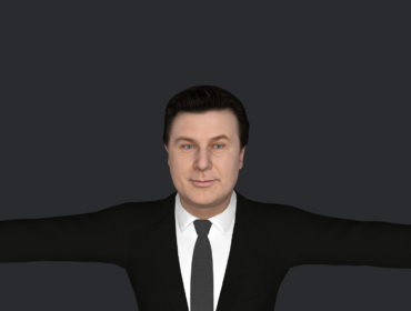 Alec Baldwin 3d model
