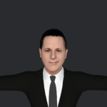 alejandro sanz Hyper Realistic Full Body Fully Rigged 3D Character