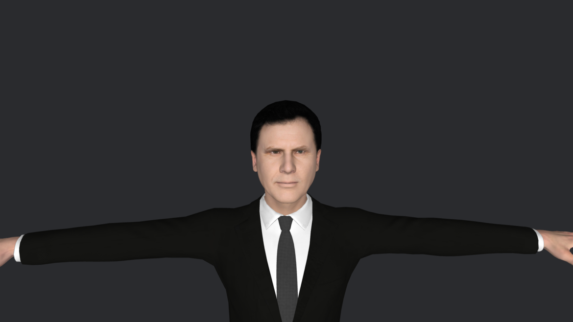 Will Ferrell 3d Model - Will Ferrell hyper realistic 3D character model with 6 outfits, fully rigged for games and animation by Meta Avatars.