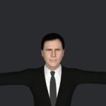 Will Ferrell Hyper Realistic Full Body Fully Rigged 3D Character
