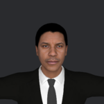Denzel Washington Hyper Realistic Full Body Fully Rigged 3D Character