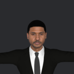 Usher v2 Hyper Realistic Full Body Fully Rigged 3D Character