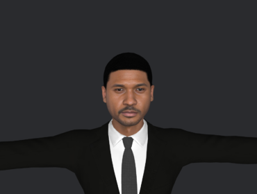 Usher V2 3d Model - Usher v2 hyper realistic full body fully rigged 3D character model for games and animation