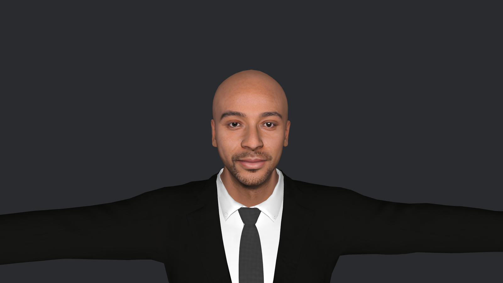 aj dillon Hyper Realistic Full Body Fully Rigged 3D Character