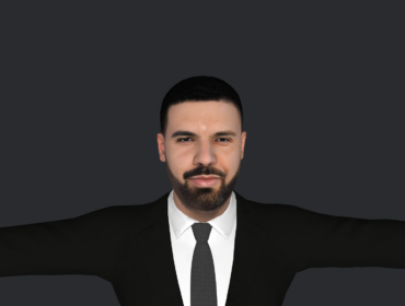 Drake Nba 3d Model - Drake nba hyper realistic full body fully rigged 3D character model for games and animation by Meta Avatars
