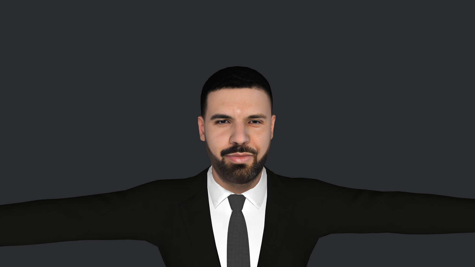 Drake nba Hyper Realistic Full Body Fully Rigged 3D Character